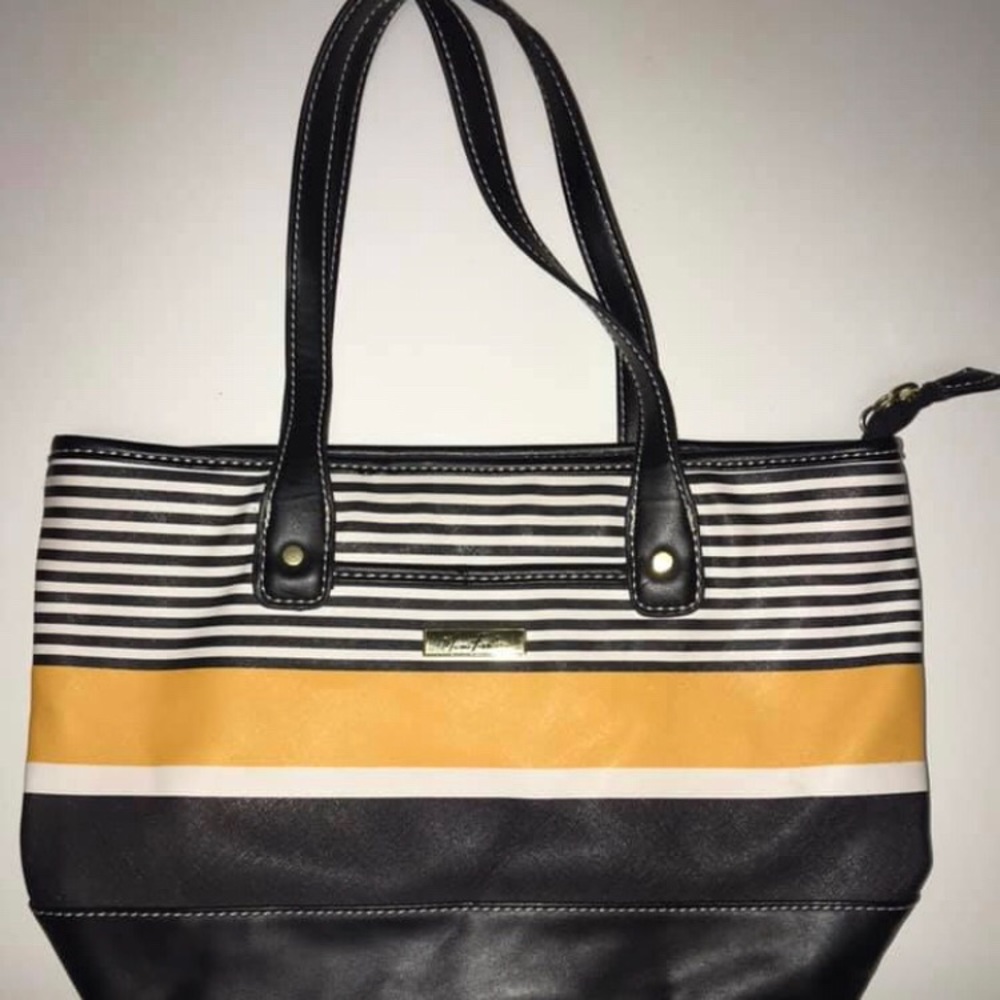 Tote yellow and black